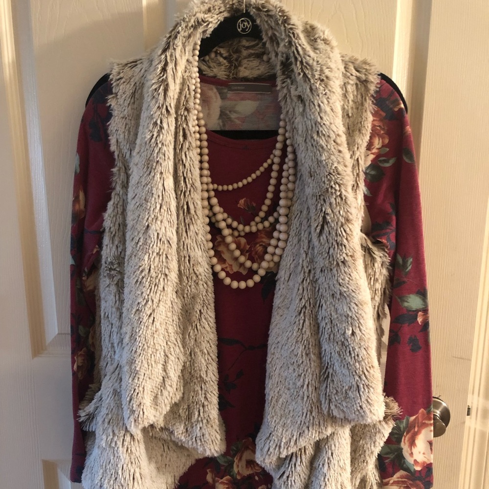 Super soft “mink like” fur vest